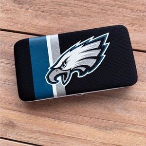 NFL Philadelphia Eagles Hinge Wallet - Flat Jersey Wallet